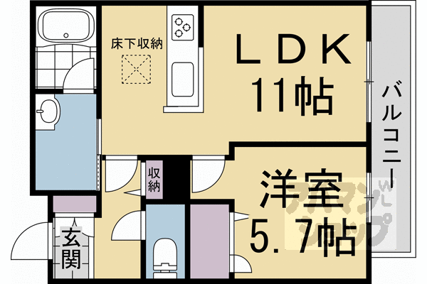 【レラトア上賀茂】間取