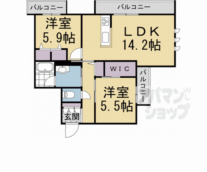【レラトア上賀茂】間取