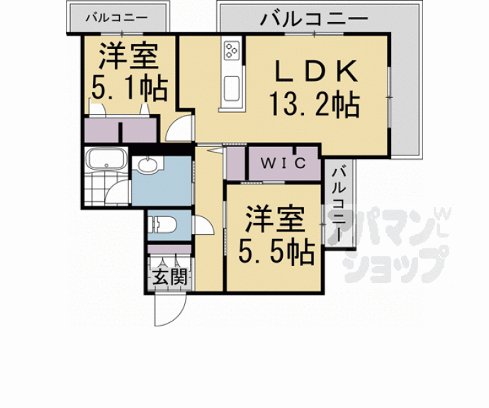 【レラトア上賀茂】間取
