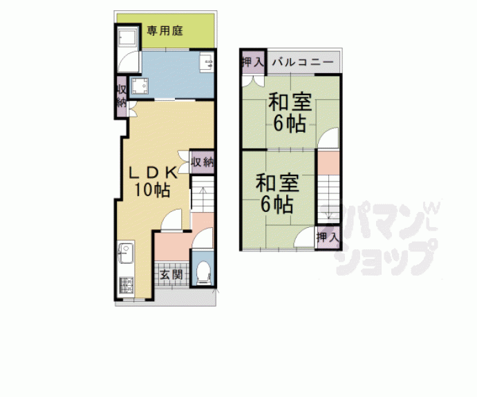 【下森本貸家】間取