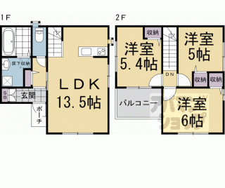 【五ヶ庄福角安井貸家７８－２（Ｂ棟）】