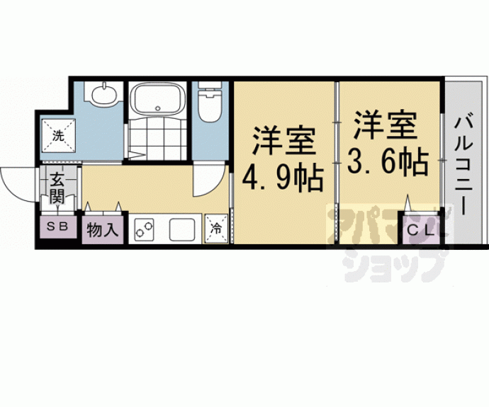 【ＭＪＣ京都ＥｓＴＲＵＴＨ】間取