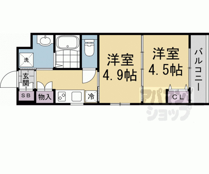 【ＭＪＣ京都ＥｓＴＲＵＴＨ】間取