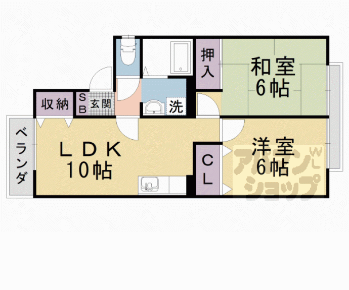 【カサフレスコⅠ】間取