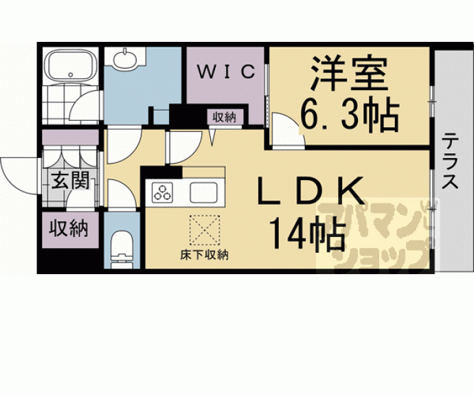 【シャーメゾン　ヒカリ】間取