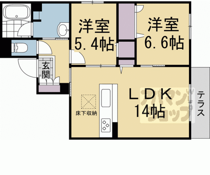 【シャーメゾン　ヒカリ】間取