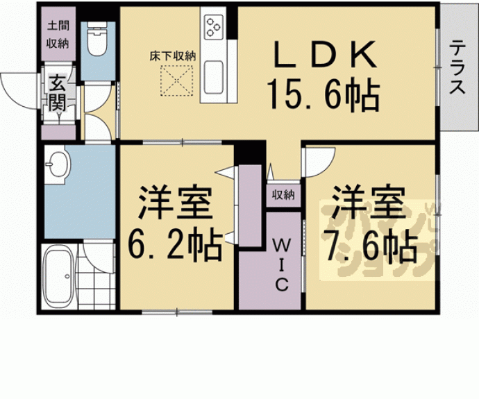 【シャーメゾン　ヒカリ】間取