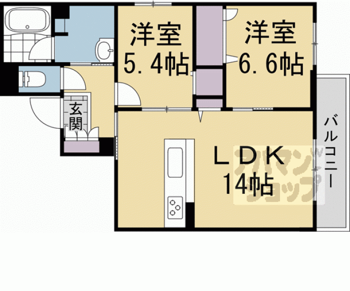 【シャーメゾン　ヒカリ】間取