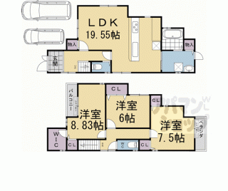 【久我御旅町貸家】
