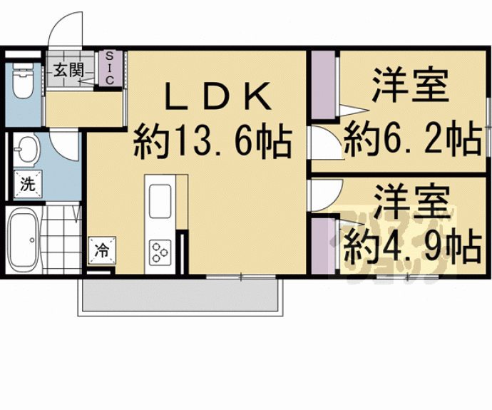 【西桜館】間取