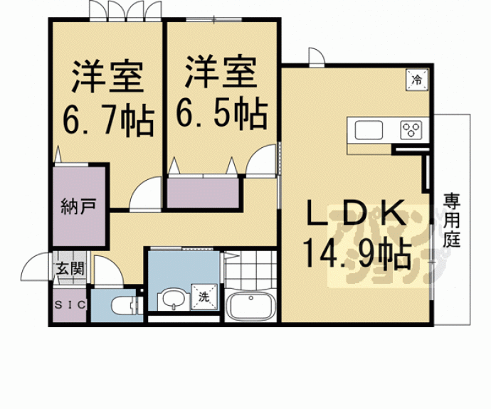【西桜館】間取