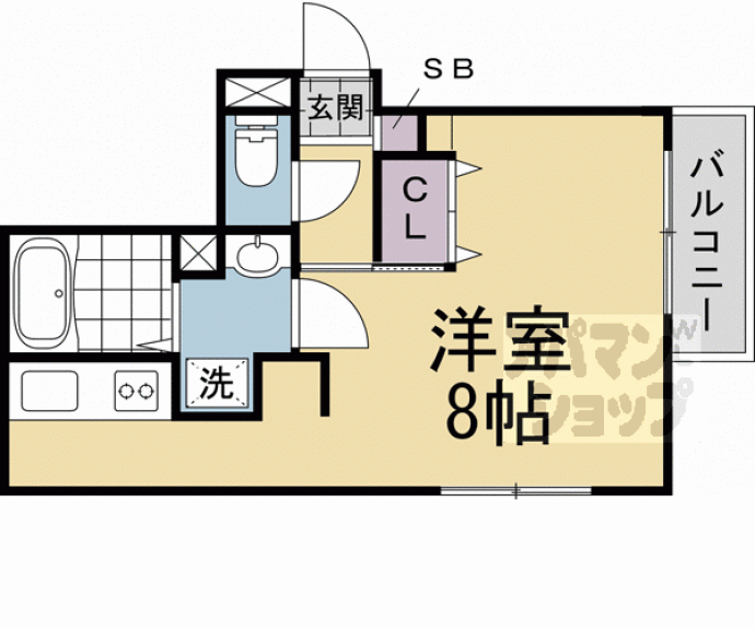 【一乗寺北大丸町計画】間取