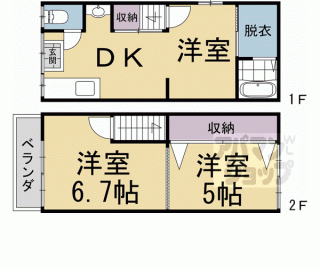 【上京区栄町貸家】