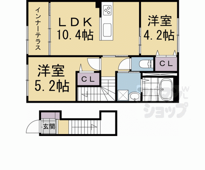 【リヴィエール壬生】間取