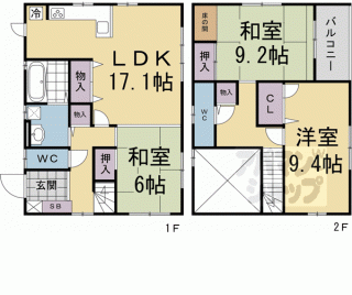【徹宝町４０４－１貸家】