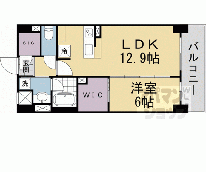 【ＳＴＡＮＤＺ西院】間取