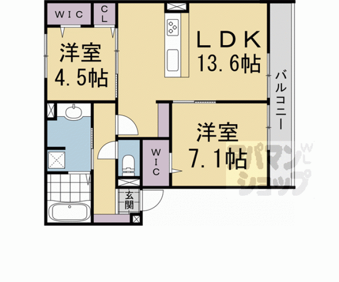 【ＧＲＡＭＭ桃山筑前】間取