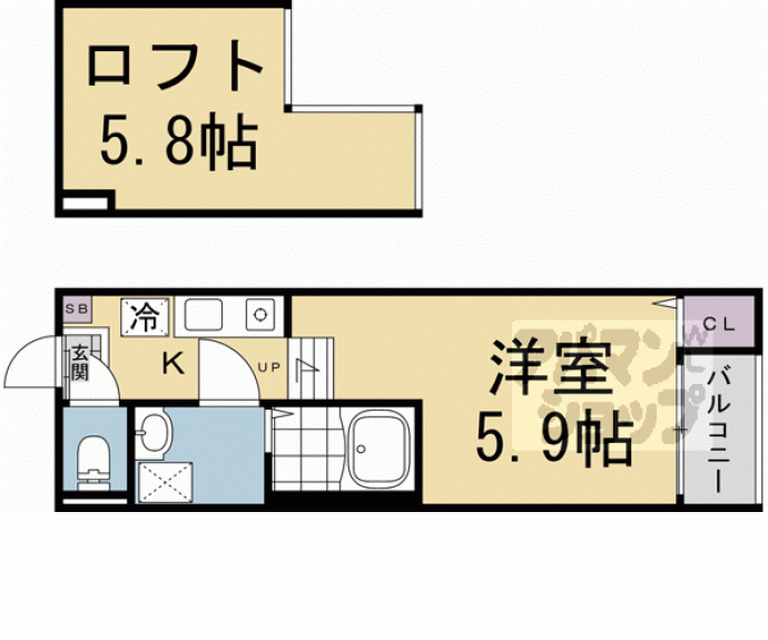 【ハーモニーテラス深草佐野屋敷町】間取
