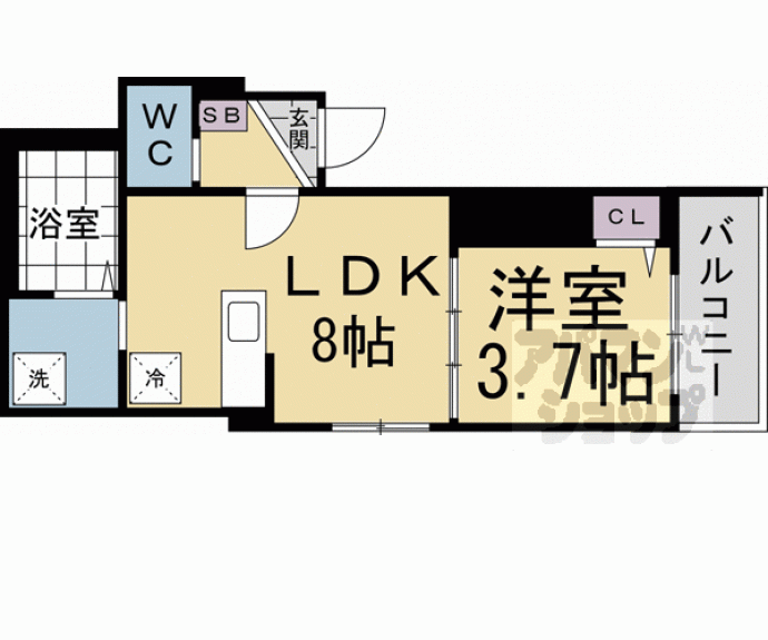 【Ｆ　ａｓｅｃｉａ　Ｋｕｕｌｅｉ】間取
