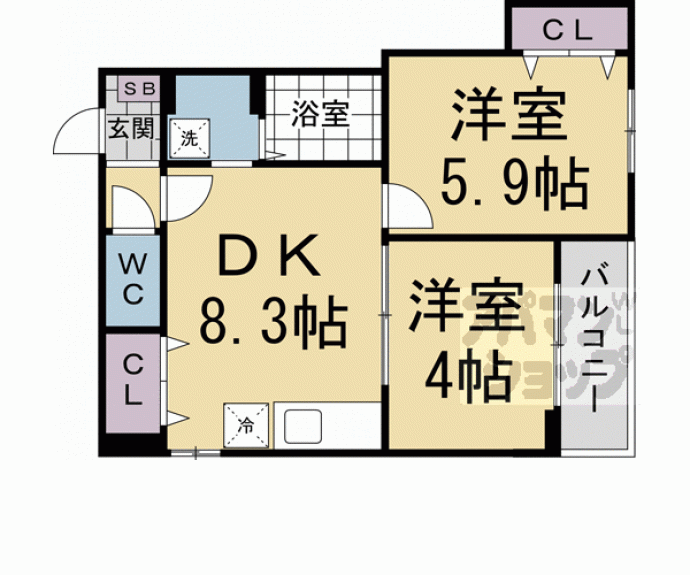 【Ｆ　ａｓｅｃｉａ　Ｋｕｕｌｅｉ】間取