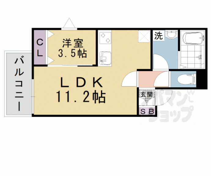 【仮称）ジーメゾン山科ヴェリタ】間取