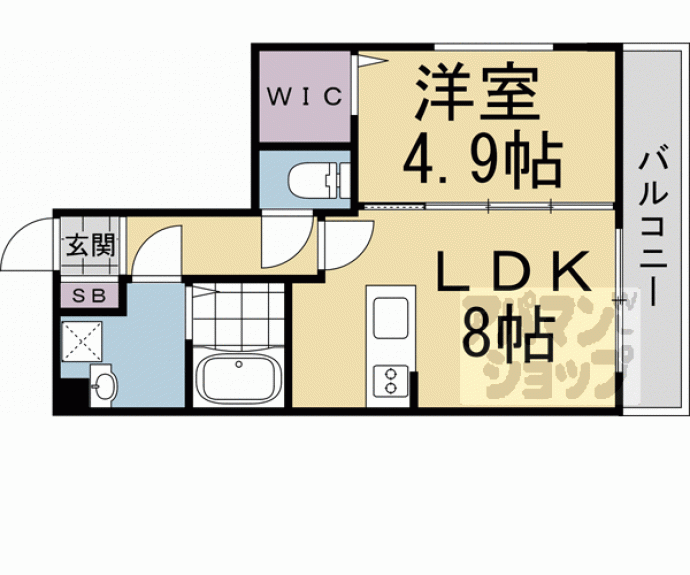 【仮）ＮＥＸＴ　ＬＩＦＥ　太秦野元】間取