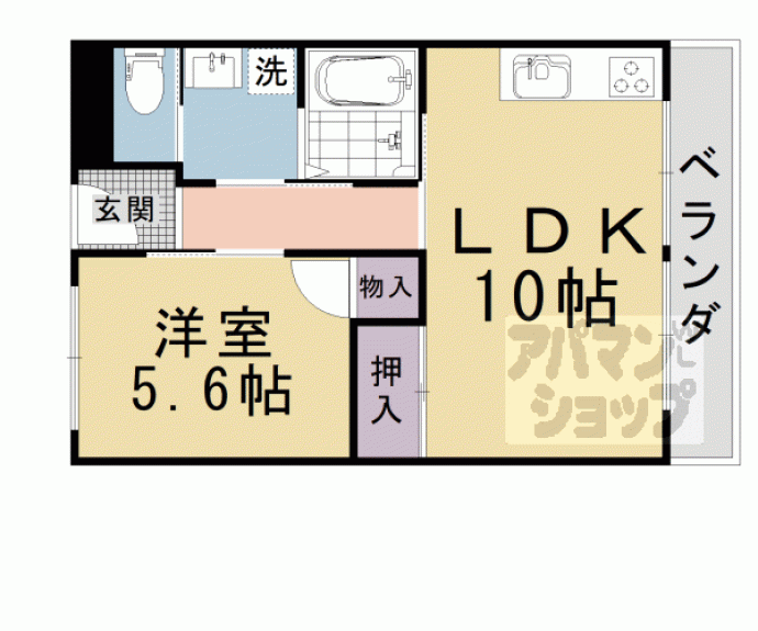 【山科市営住宅　２棟】間取