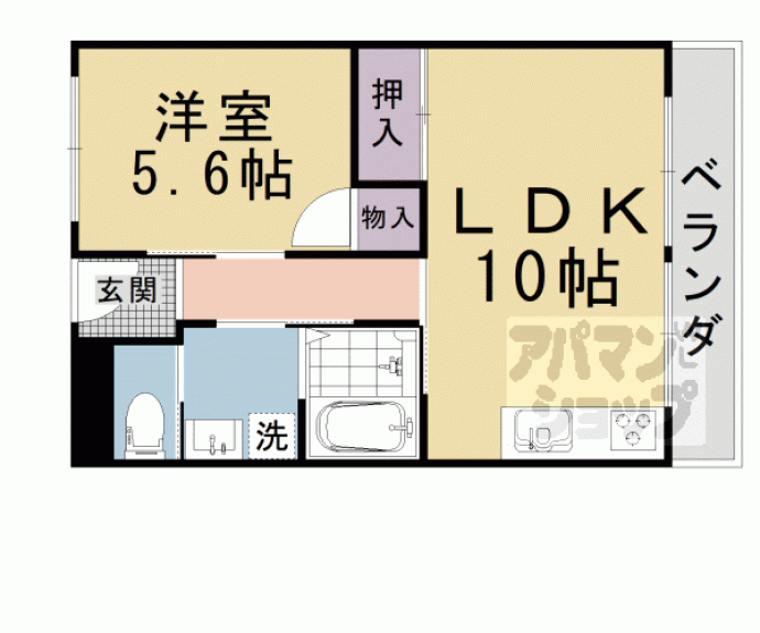 【山科市営住宅 2棟】間取