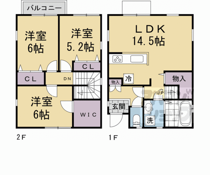 【グランデヴィレッジA】間取