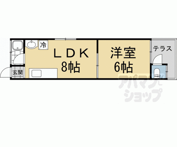 【上田住宅 平屋建】間取