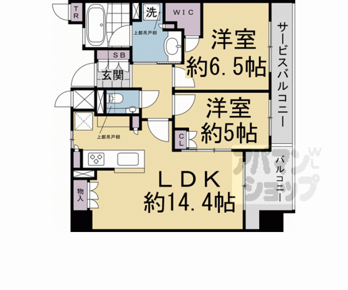 【プレミスト京都二条城北】間取