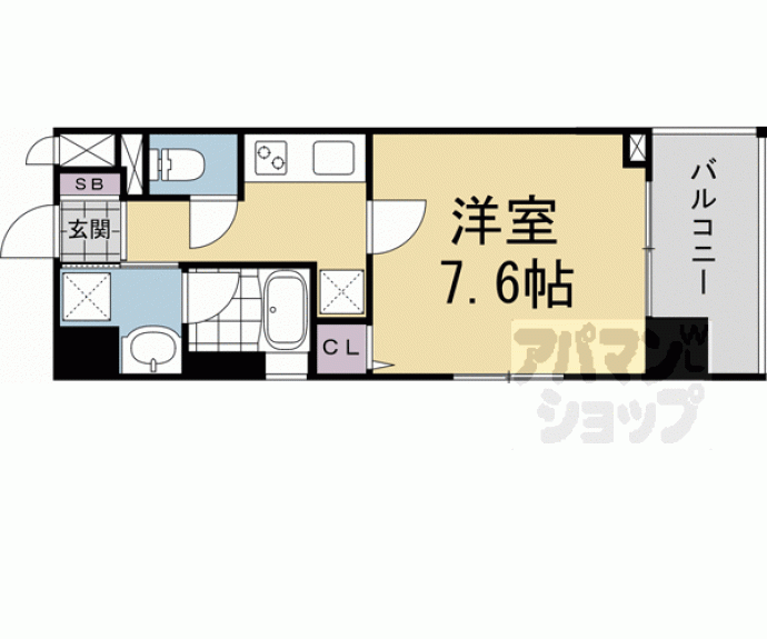 【ベラジオレガシー京都西七条】間取