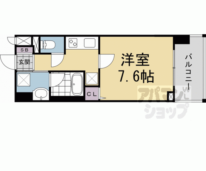 【ベラジオレガシー京都西七条】間取
