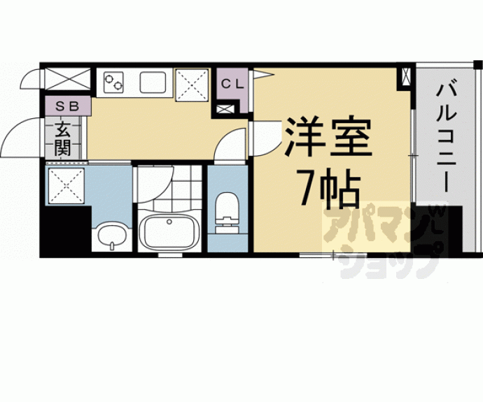 【ベラジオレガシー京都西七条】間取