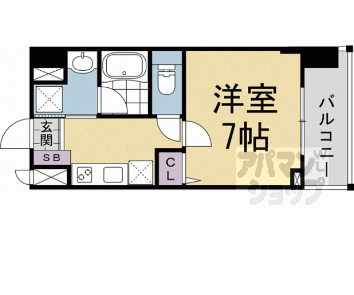 【ベラジオレガシー京都西七条】間取