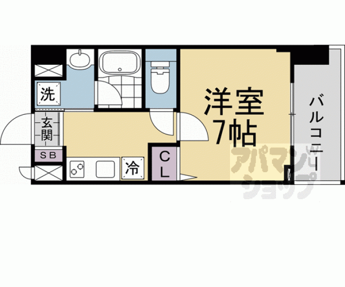 【ベラジオレガシー京都西七条】間取