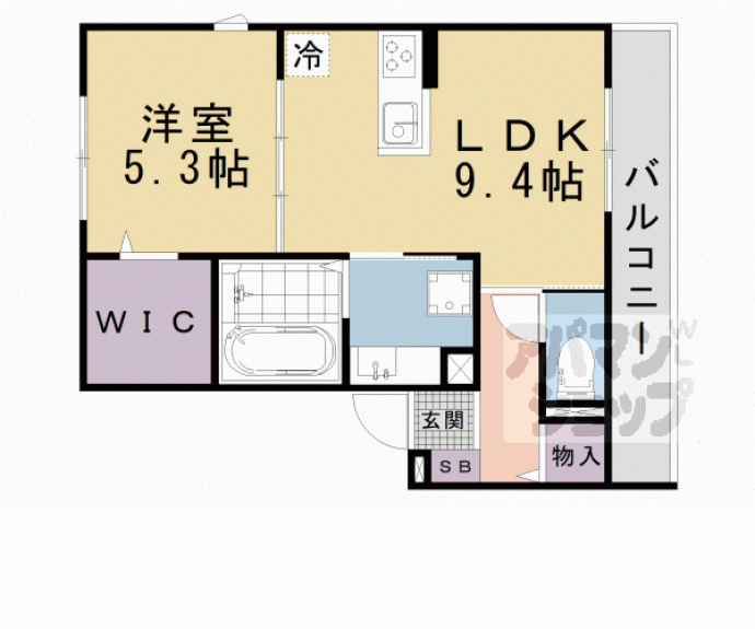 【仮称)厨子奥若林町新築マンション】間取
