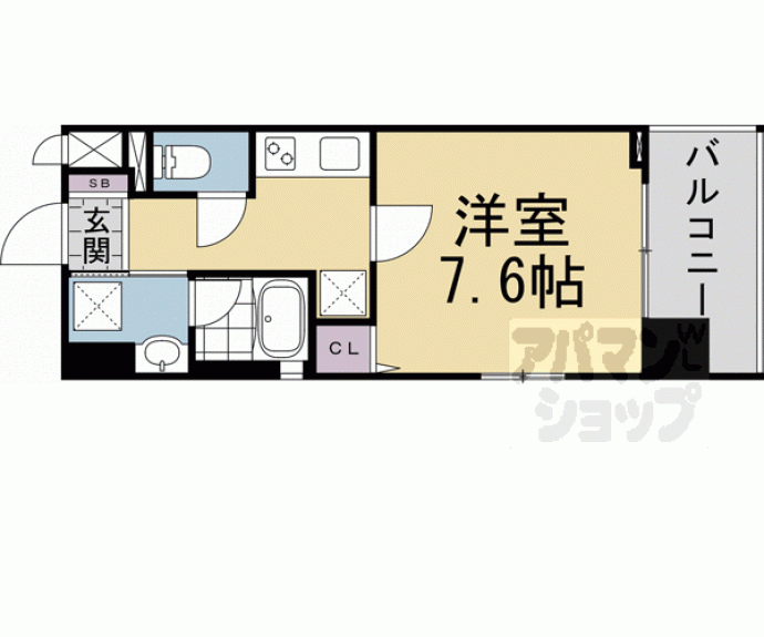 【ベラジオレガシー京都西七条】間取