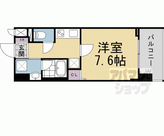【ベラジオレガシー京都西七条】間取