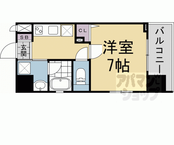 【ベラジオレガシー京都西七条】間取