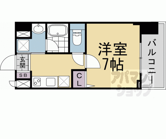 【ベラジオレガシー京都西七条】間取