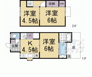 【東九条松田町１３７－２１貸家】