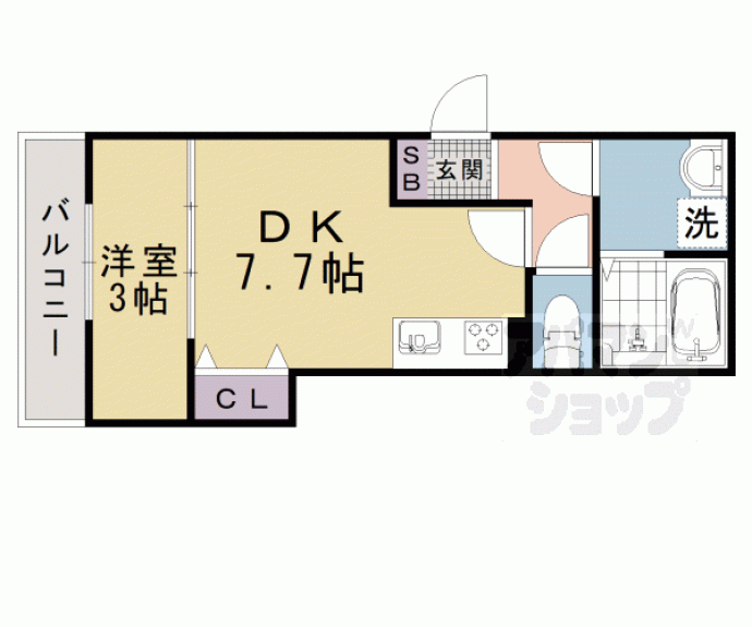 【仮称)四ノ宮川原町レジデンス】間取