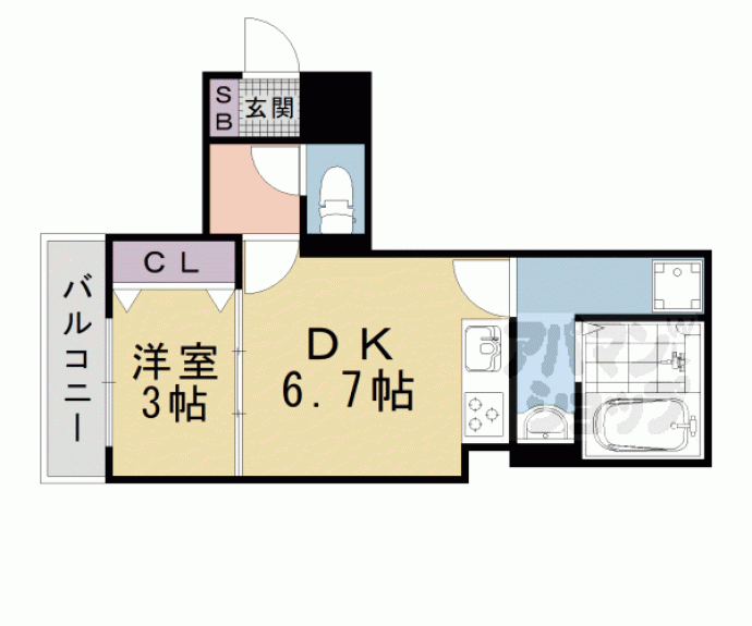 【仮称)四ノ宮川原町レジデンス】間取