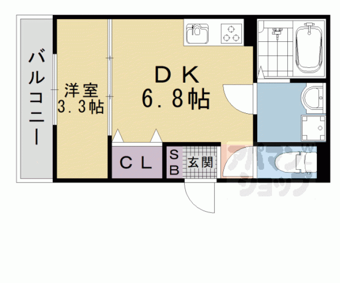 【仮称)四ノ宮川原町レジデンス】間取