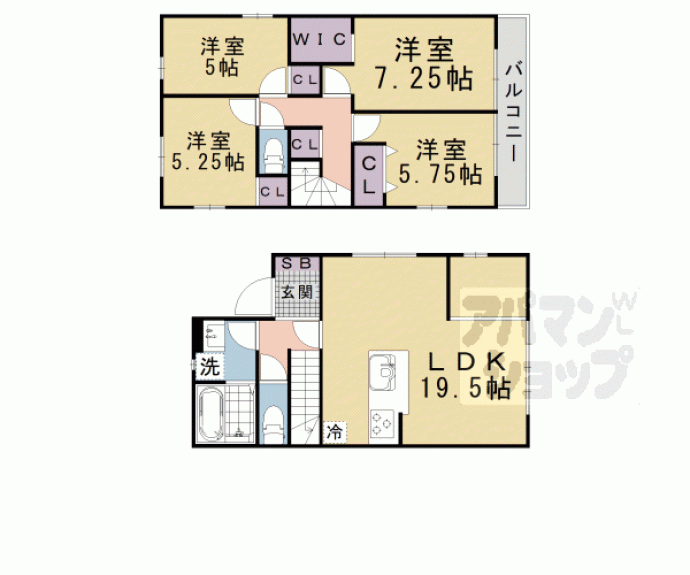 【川田西浦町貸家(28-2)】間取