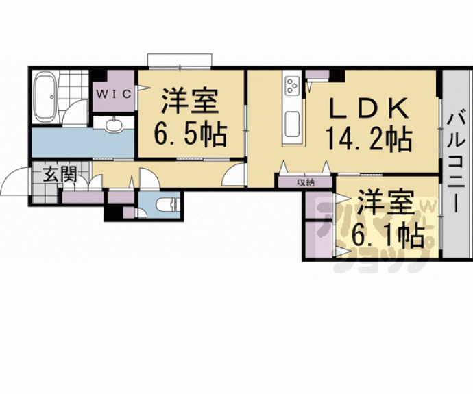 【シャーメゾン環Ⅱ】間取