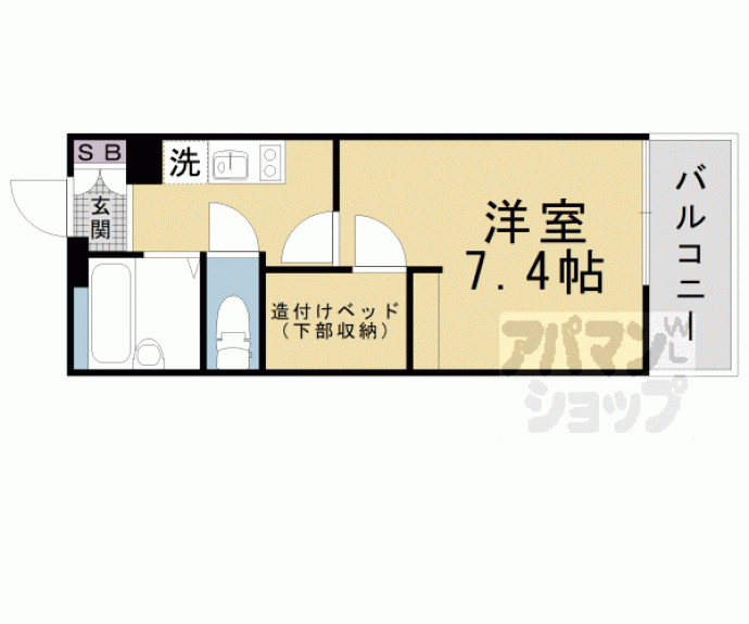 【レオパレスひまわり】間取