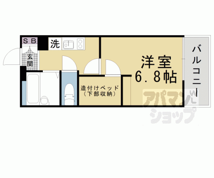 【レオパレスまいふか】間取