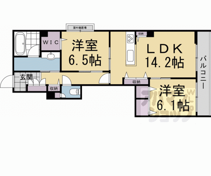 【シャーメゾン環Ⅱ】間取